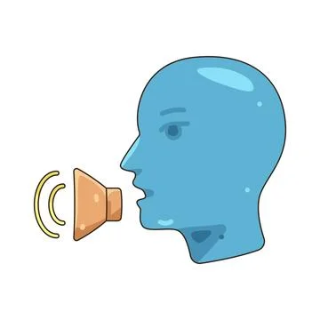Illustration of People speaking Illustration
