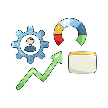 Illustration of Performance metrics イラスト素材