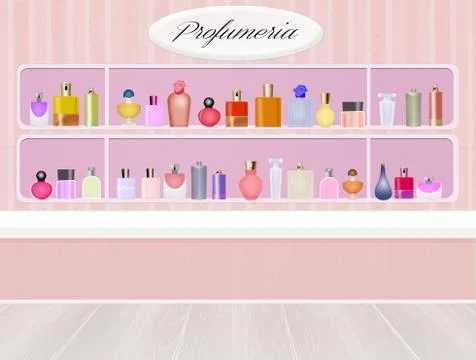 Illustration of perfumery Illustration