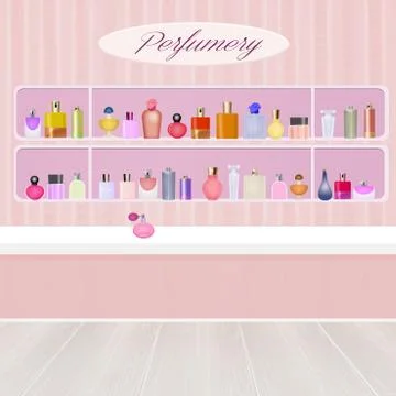 Illustration of perfumery Illustration