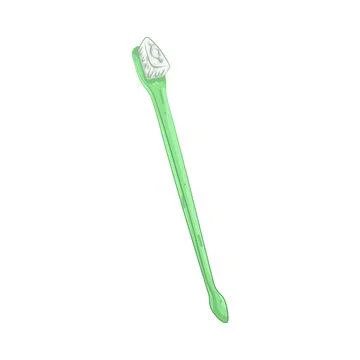 Illustration of pet toothbrush Stock Illustration