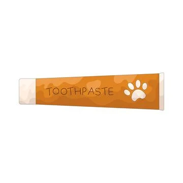 Illustration of Pet toothpaste Stock Illustration