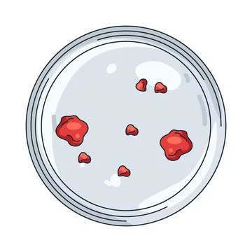 Illustration of petri dish Stock Illustration