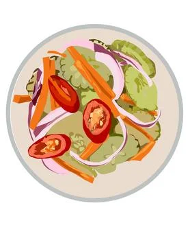 Illustration of pickled Stock Illustration