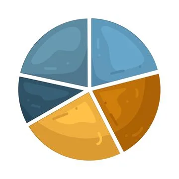 Illustration of Pie chart イラスト素材