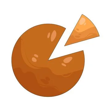 Illustration of pie chart Stock Illustration