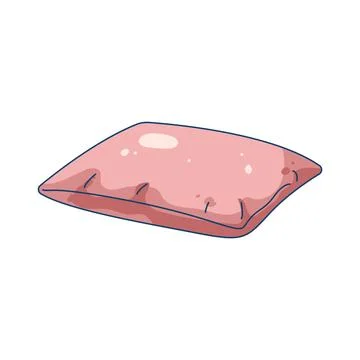 Illustration of pillow Stock Illustration