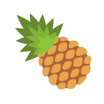 ILLUSTRATION OF PINEAPPLE FRUIT Stock Illustration