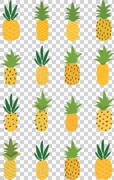Illustration of pineapple fruit Stock Illustration