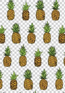 Illustration of pineapple fruit Stock Illustration