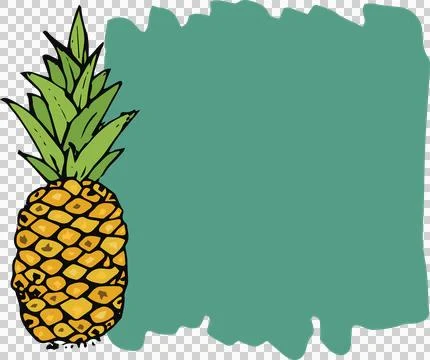 Illustration of pineapple fruit Stock Illustration