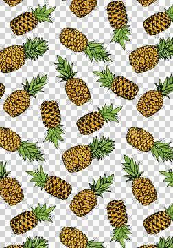 Illustration of pineapple fruit Stock Illustration