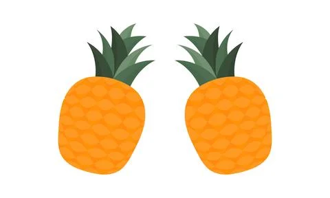 Illustration of pineapple fruit Stock Illustration