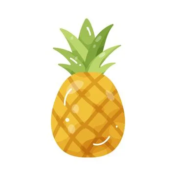 Illustration of pineapple Stockillustratie