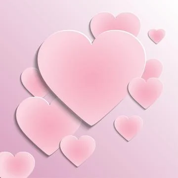 Illustration with pink background Stock Illustration