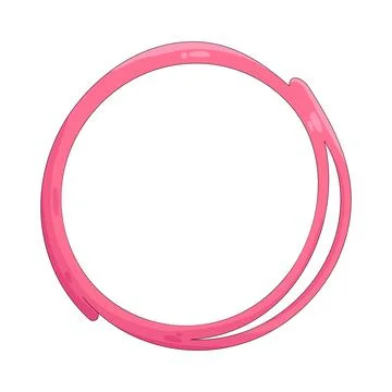 Illustration of pink circle 스톡 일러스트