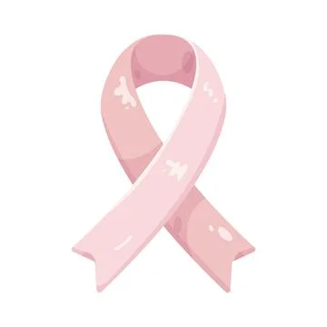 Illustration of pink loop ribbon Illustration