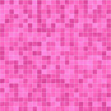Illustration of pink tile pattern Stock Illustration