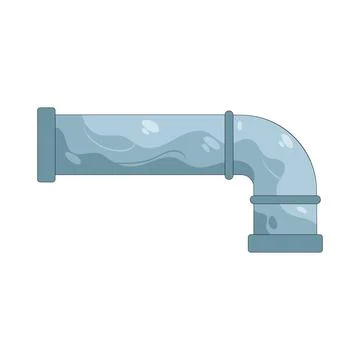 Illustration of pipe Illustrazione stock