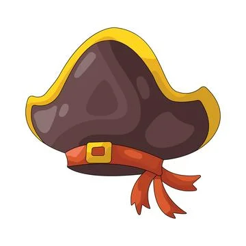 Illustration of pirate hat Stock Illustration