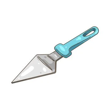 Illustration of pizza server Stock Illustration