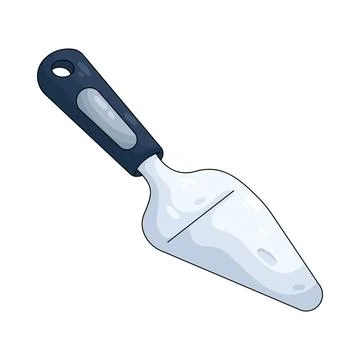 Illustration of pizza server Stock Illustration