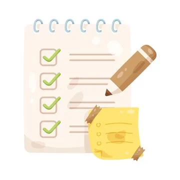 Illustration of plan update Stock Illustration