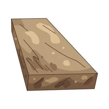 Illustration of Plank Stock Illustration