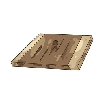 Illustration of Plank Stock Illustration