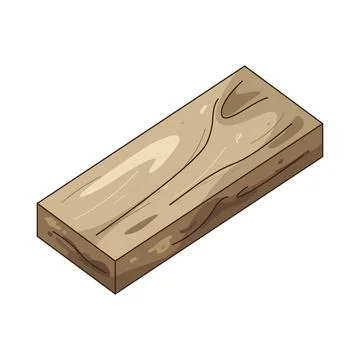 Illustration of Plank Stock Illustration