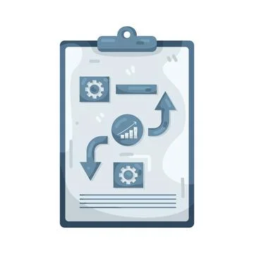 Illustration of Planning strategy 스톡 일러스트