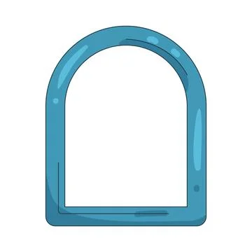 Illustration of plastic arch Stock Illustration