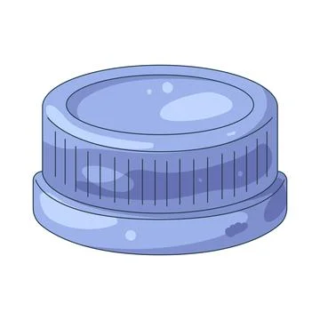 Illustration of plastic bottle cap Stock Illustration