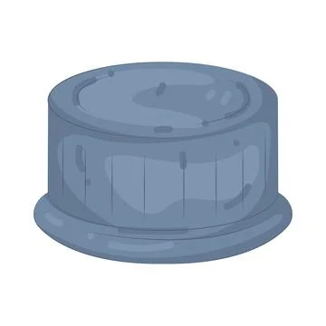 Illustration of plastic cap Stock Illustration