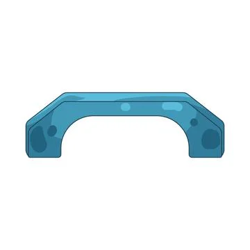 Illustration of plastic handle Illustration