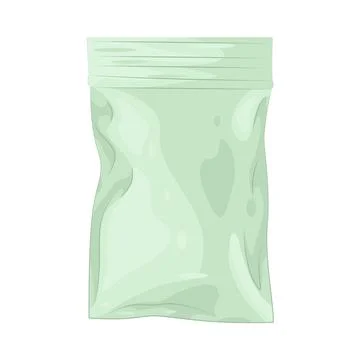 Illustration of plastic package Illustrazione stock