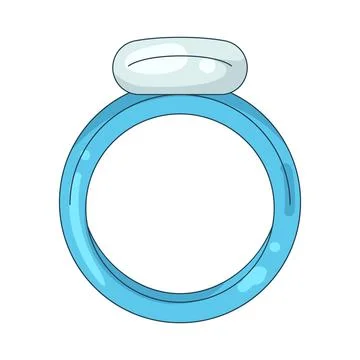 Illustration of plastic ring Stock Illustration