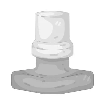Illustration of plastic spout Stock Illustration