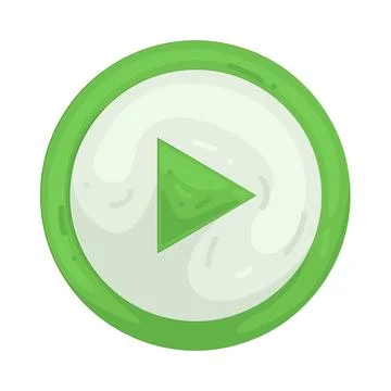 Illustration of play button Stock Illustration