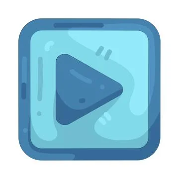 Illustration of play button Stock Illustration