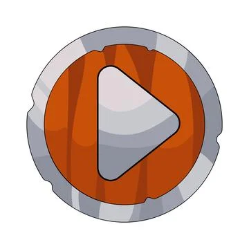 Illustration of play button Stock Illustration