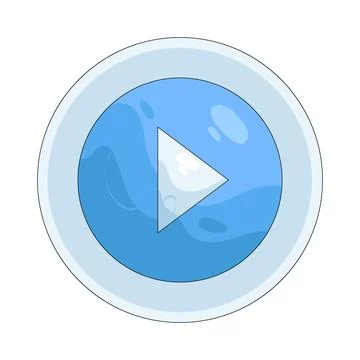 Illustration of play button Stock Illustration