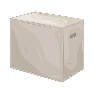 Illustration of plyo box Ilustración de archivo
