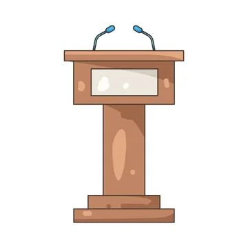Illustration of podium Иллюстрация