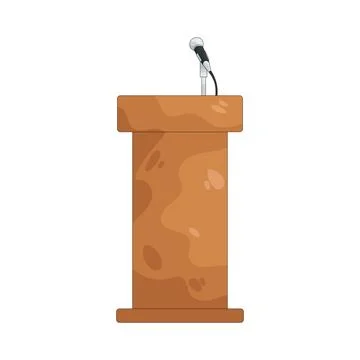 Illustration of podium Stock-Illustration