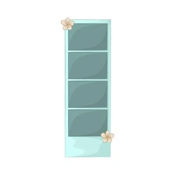 Illustration of Polaroid frame Stock Illustration