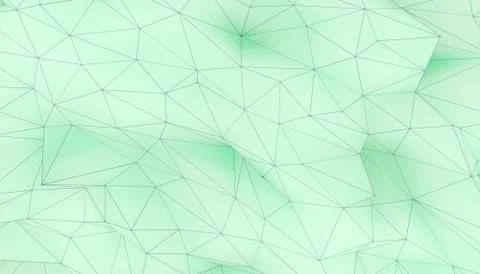 Illustration of polygonal triangle geometric surface. 3D render backround of low 스톡 일러스트