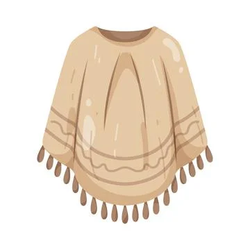 Illustration of poncho Stock Illustration