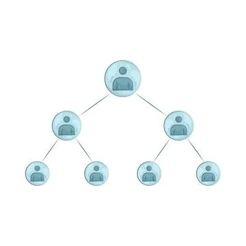 Illustration of Ponzi scheme Stock Illustration