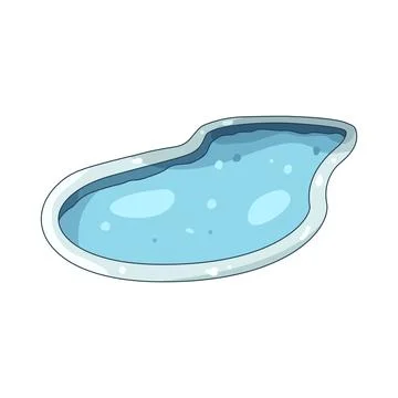 Illustration of pool Stock Illustration